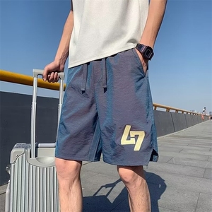 裤子男款夏季短裤男士2025新款潮牌薄款宽松五分裤外穿运动休闲裤图片