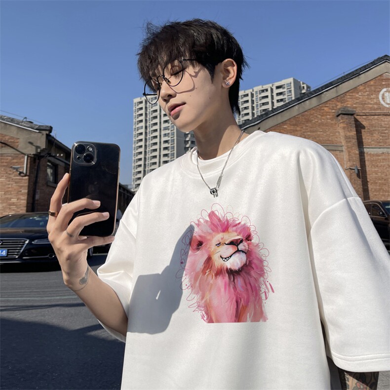 量大优供视频重磅麂皮绒短袖t恤男JT528-特p19,男装T恤,电商B371