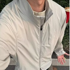 夏季男士冰感速干防晒服休闲户外运动外套机能风夹克513FS3499P40，男装防晒衣，星座513