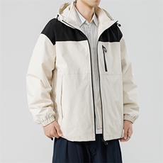 新款港风三合一多口袋宽松时尚港风连帽棉袄外套MY9306P-130，男装棉衣，电商A128