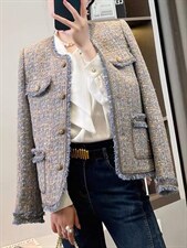 2022新款法式风情小香风外套，其它，L·H·X