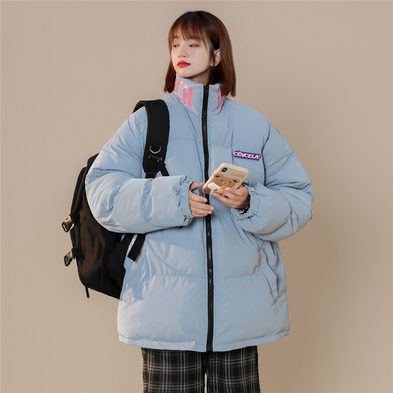 MY052-P135立领棉衣中性棉服女反光印花控158,男装棉衣,星座1408-1