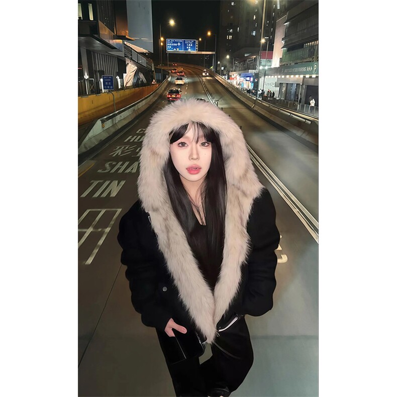 现货高品质美式高街冬季重磅硬挺短款座山雕毛领棉衣男女加厚外套,男装棉衣,电商A486