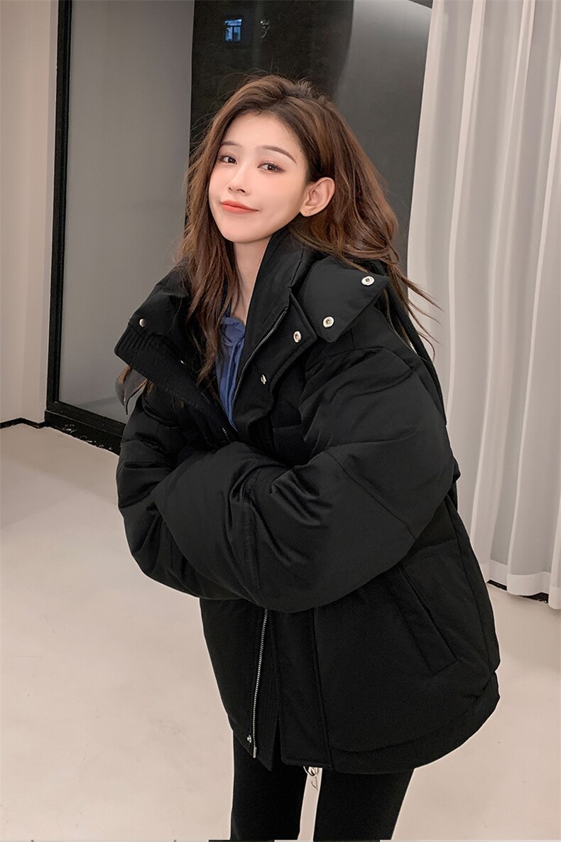 主推韩版羽绒服男士短款男女同款中青年创意加厚羽绒外套,男装羽绒服,钱塘723