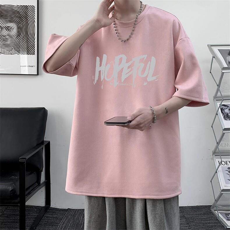 麂皮绒短袖t恤男大码半袖男JD82425-P25,男装T恤,电商A040