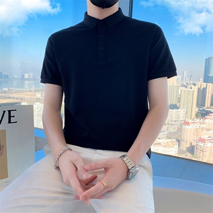 TX02-特P38 男T恤夏季短袖半袖新款上衣夏装半截袖POLO衫-1白控58图片
