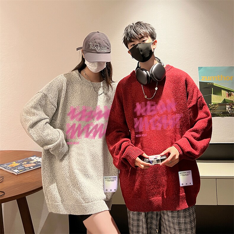 加厚加绒毛衣男大码毛线衣男针织衫男线衫M19321-P45加绒款-P65,男装针织衫/毛衣,电商A040