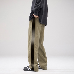 A178 加绒加厚三防面料秋冬季三条杠裤子DY5036A P45限价85图片