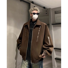 短款呢料呢子大衣男装2025冬季呢子夹克外套XZ514-2-F19-P108，男装夹克，星座514-2(原B239)