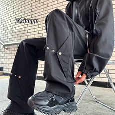 XZ616春季新款铆钉设计感防水休闲冲锋裤TY2419P45控58，男装休闲裤，星座512A（原616）