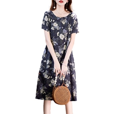 夏季时尚气质收腰显瘦连衣裙2024年夏季，女装连衣裙，倪叶myz