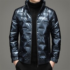 2023冬羽绒服男立领加厚中年男士保暖服休闲时尚外套YYYR280-P150,男装羽绒服,电商B212（原钱塘6029）