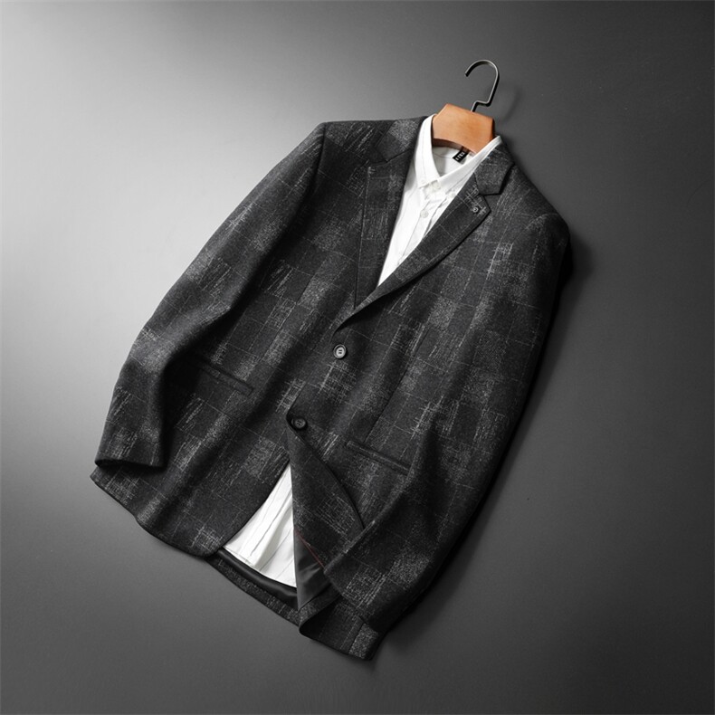 挂拍男士羊毛西装外套加厚休闲西装西服男上衣C676,男装西服,电商D225