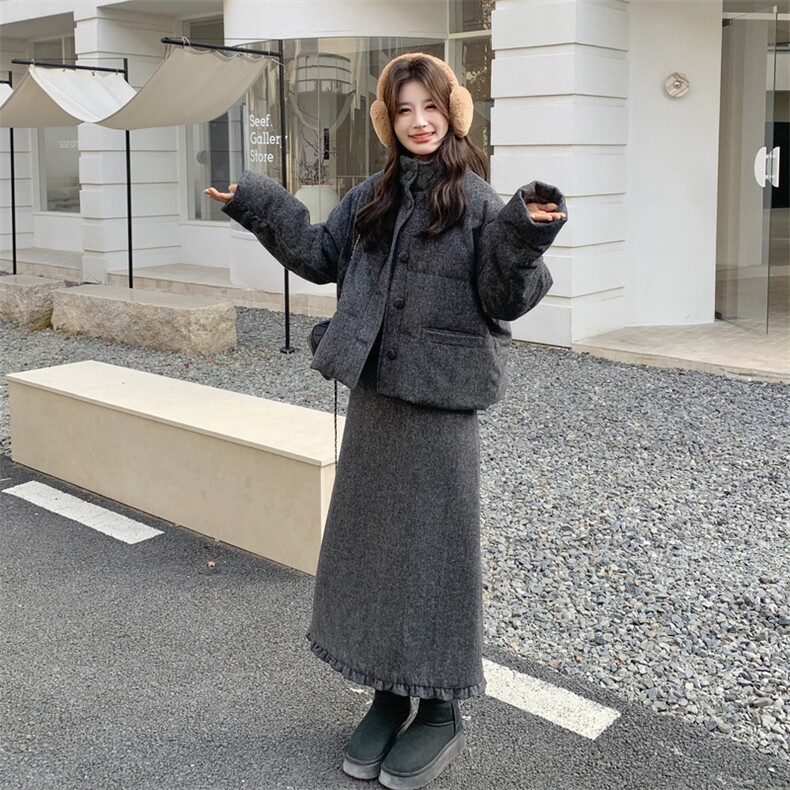 备2C0281227P365K548两件套90羽绒套装,女装羽绒服,2C028