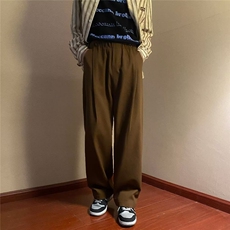 休闲裤男韩版潮流高街帅气2023夏季新款ins百搭直筒裤K3594-P33，男装休闲裤，星座412-3