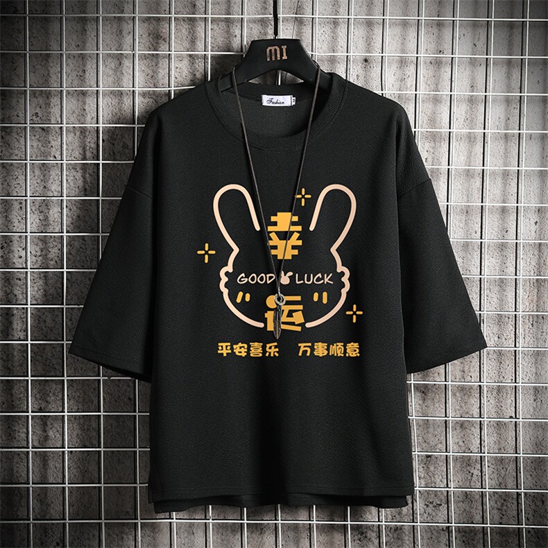 春夏季七分袖t恤男大码五分袖男短袖中袖 网格挂拍 Q11297-P30图片