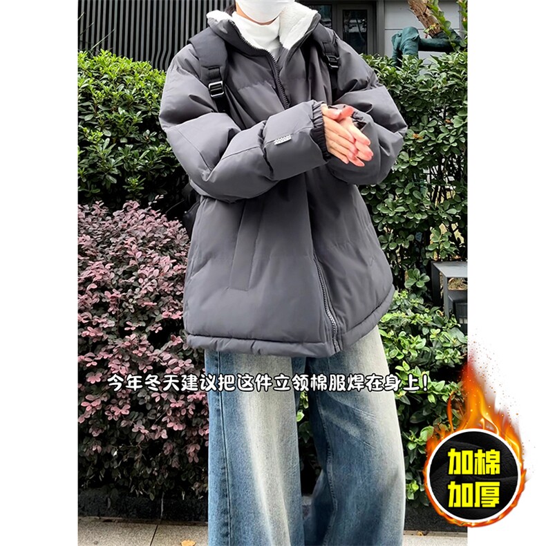 现货高品质美式高街冬季重磅三防加绒加厚羽绒棉衣厚外套棉服,男装棉衣,电商A486