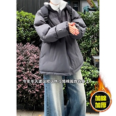 现货高品质美式高街冬季重磅三防加绒加厚羽绒棉衣厚外套棉服，男装棉衣，电商A486