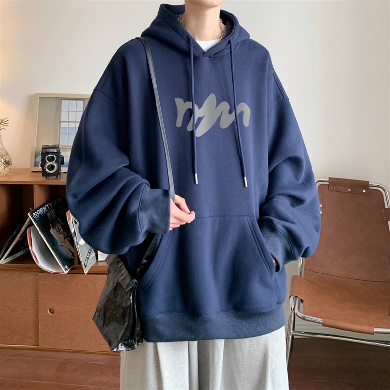 ！连帽圆领卫衣男装港风帽衫男LM127-P35,男装卫衣,电商B367
