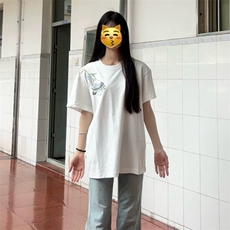 万针全刺绣解构设计260克重磅双纱纯棉高品质美式高街短袖T恤特35，男装T恤，电商A486
