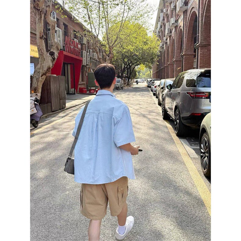 纯棉口袋衬衫ZC0126-特批38,男装衬衫,星座313A(原308A-2)
