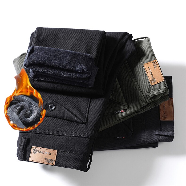 秋冬休闲裤男中年加厚韩版修身男士商务长裤6612/p38加绒p48外贸，男装休闲裤，星座224-1