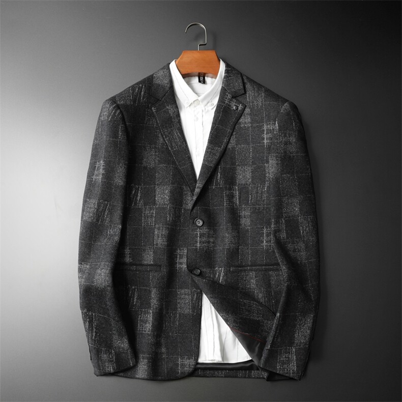 挂拍男士羊毛西装外套加厚休闲西装西服男上衣C676，男装西服，电商D225