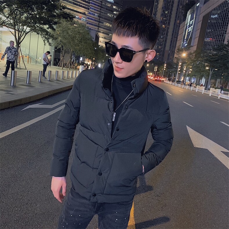 312A-A8810-P125 冬季社会小伙立领棉衣外套韩版潮流棉服A图片