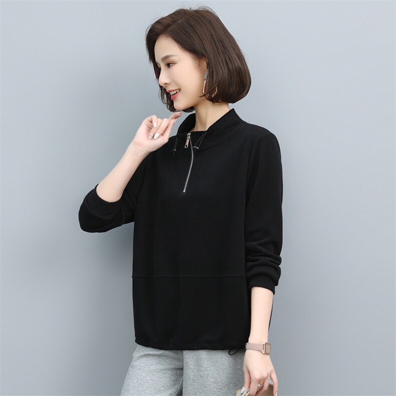 长期现货，女士卫衣秋款2024年新款宽松时尚秋冬减龄长袖上衣潮,女装卫衣/绒衫,涵誉