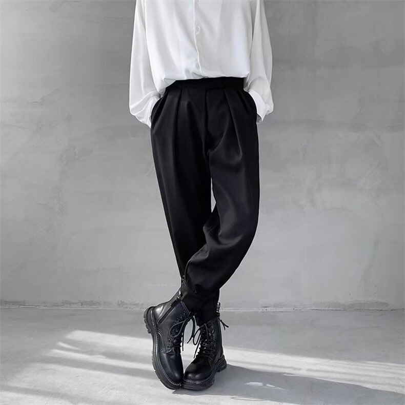 男春季休闲西裤魔术贴西裤X227P35,男装西裤,星座1116-2