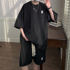1短袖T恤男DT8781P35短裤男DK8782P40大码休闲套装TZ8783P75控，男装牛仔裤，星座226-2