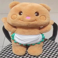 乐雯毛绒玩具 黄油小熊