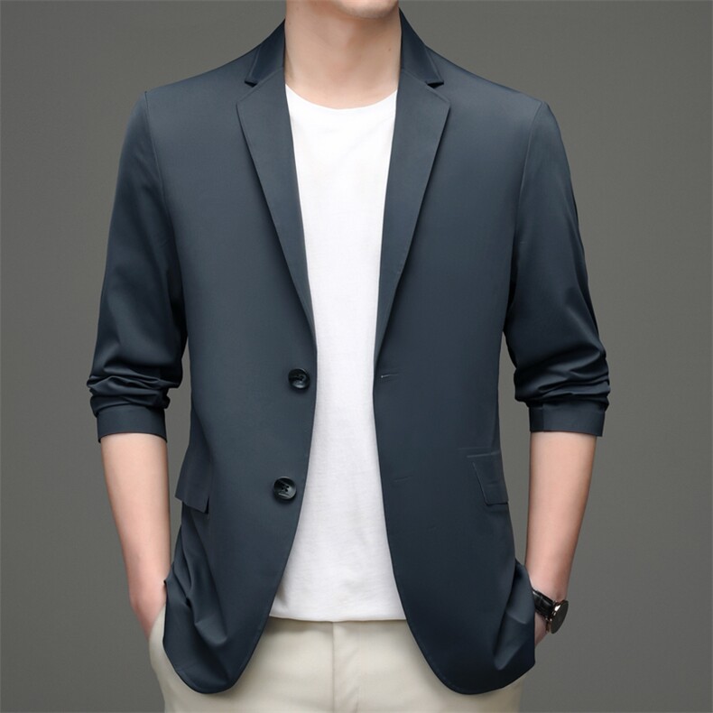 2023年春款男士上衣无缝单件西服P205,男装西服,电商D223-1