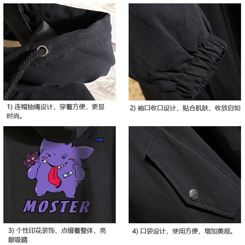 JK41087-P85加棉款-P115纯棉连帽夹克男士大码工装夹克男砖墙,男装夹克,电商A040A
