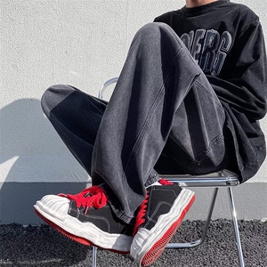 美式牛仔裤男春秋新款休闲直筒裤NB51P43图片