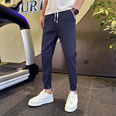 社会小伙秋季新款休闲裤男士修身小脚长裤男生裤子潮901K314p48，男装休闲裤，星座901