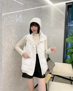 小香羽绒马甲图片