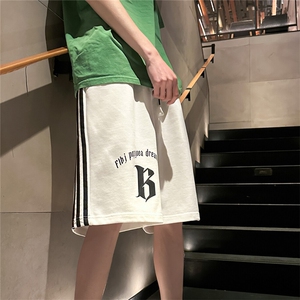 D2020-P38控48 抖音潮牌美式篮球裤子大码肥仔高街潮ins五分裤图片