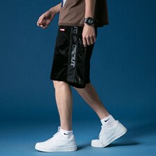 【】A003-HK7133-P45夏装新款时尚炫酷亮片短裤蒙马特1，男装休闲裤，电商A003