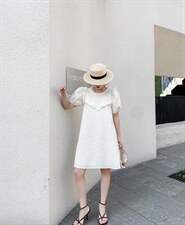 压花简约高级定制裙，其它，斐媞梦