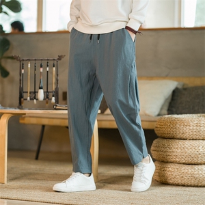 春夏新款风男士小脚裤男休闲裤XZ225-1-K90-P35图片