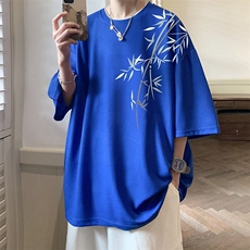 华夫格t恤男短袖男大码五分袖大皂风HT73393-P22，男装T恤，电商A040
