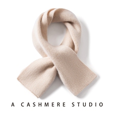 2025年秋季时尚百搭通勤简约休闲护颈穿孔围巾，围巾，思琳羊绒