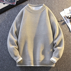 2024【新品】秋冬圆领毛衣男士针织打底衫潮流百搭-M5093-P48，男装针织衫/毛衣，星座1105