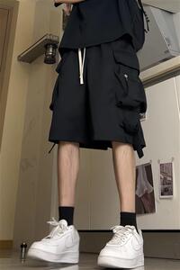 夏季百搭冲锋裤休闲裤男 高街工装短裤五分裤DK615-P40图片