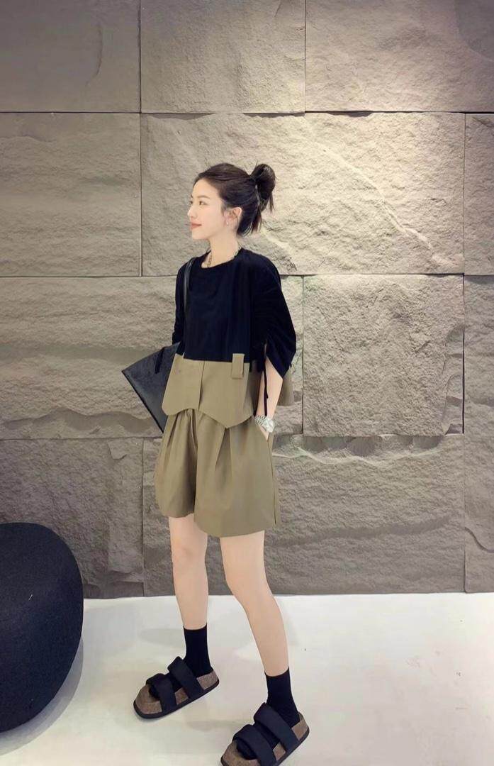 夏季新款套装连体裤，女装职业装，C&B