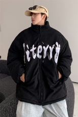 内里加绒棉衣男麂皮绒立领棉袄情侣棉服3363-P80控118，男装棉衣，星座207