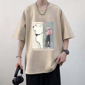 麂皮绒短袖t恤男大码半袖男 大皂风 JD82365-P25图片