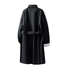 春季新款中长款风衣韩版腰带双排扣大衣外套GS9096，男装风衣，星座1206（原A206）