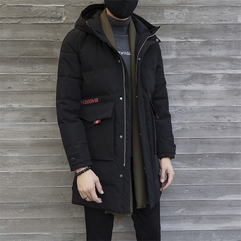棉衣男加厚羽绒棉服中长款韩版潮流棉袄2021新款冬季DS272T,男装棉衣,电商A102